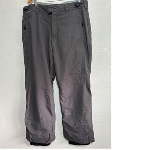 Columbia Mens Gray Insulated Snow Ski Pants BASE TRX Winter Sportswear